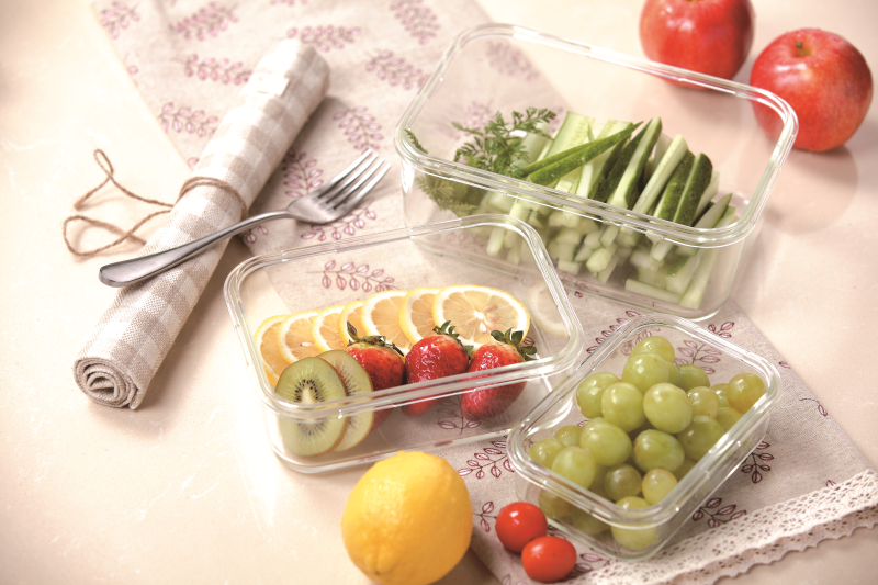 High Borosilicate Glass Food Containers
