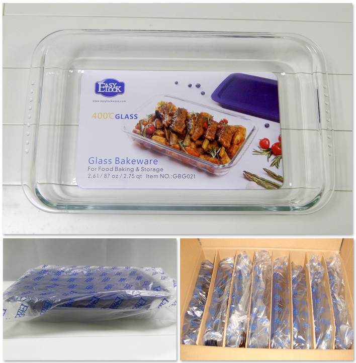 Easylock Glass Baking Dishes with Lid Wholesale