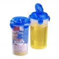 Frasco de óleo plástico BPA comida grátis da classe com tampas