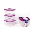 Easylock FDA congelador recipientes de armazenamento de alimento seguro de alta qualidade